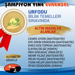 ULUSLARARASI BİLİM TEMELLERİ BİLGİ YARIŞMASINDA EVRENSEL KOLEJ YİNE ŞAMPİYON