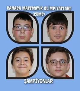 KANADA MATEMATİK OLİMPİYATLARINA (CEMC) EVRENSEL DAMGASI - 4 AWARD OF DISTINCTION (ÜSTÜNLÜK) ÖDÜLÜ