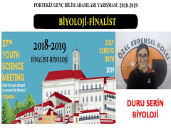 2018-2019 Evrensel Kolej Proje Başarıları