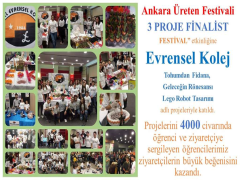 2018-2019 Evrensel Kolej Proje Başarıları