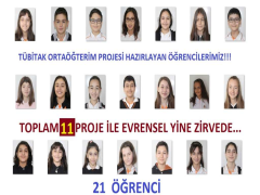 2018-2019 Evrensel Kolej Proje Başarıları