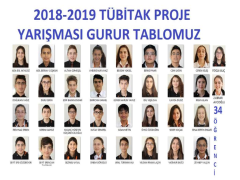 2018-2019 Evrensel Kolej Proje Başarıları
