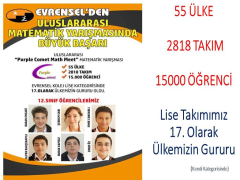 2018-2019 Evrensel Kolej Proje Başarıları