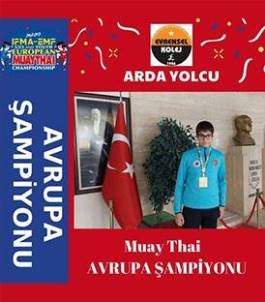 SPORDA AVRUPA ŞAMPİYONU ARDA YOLCU'YU TEBRİK EDİYORUZ