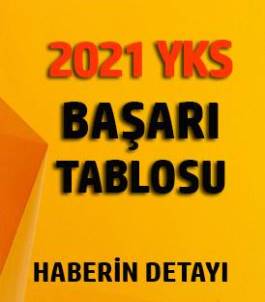 2021 YKS Başarı Tablosu