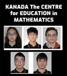 KANADA The CENTRE for EDUCATION in MATHEMATICS and COMPUTING(CEMC) DISTINCTION ÖDÜLÜ