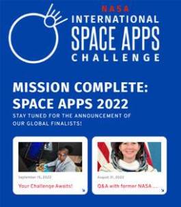 International NASA Space Apps Challenge Sertifikaları