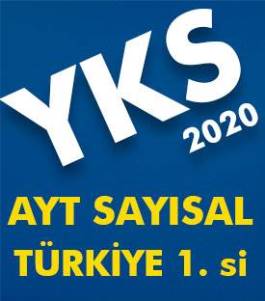 AYT SAYISAL TÜRKİYE BİRİNCİSİ