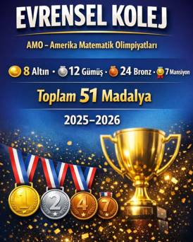 AMERİKA MATEMATİK OLİMPİYATLARINDA 51 MADALYA KAZANDIK
