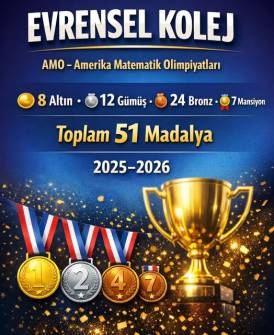 AMERİKA MATEMATİK OLİMPİYATLARINDA 51 MADALYA KAZANDIK