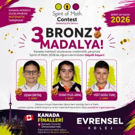 EVRENSEL KOLEJDEN SPIRIT OF MATH 2026 BAŞARISI