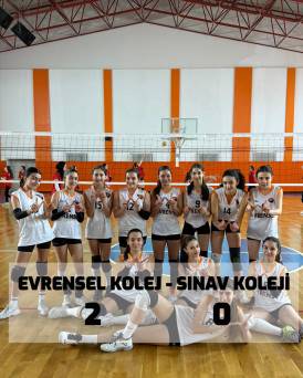 EVRENSEL KOLEJ ORTAOKUL VOLEYBOL TAKIMIMIZDAN GURUR VEREN BAŞARI
