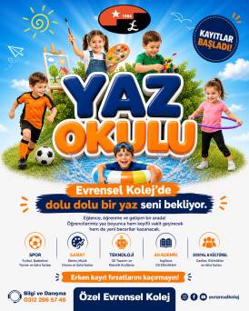 2026 YAZ OKULU KAYITLARIMIZ BAŞLAMIŞTIR